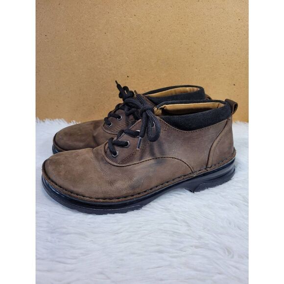 Birkenstock Footprints Chukka Brown Leather Boots- Size 40 EU/9-9.5 W/ 7-7.5 M - Picture 1 of 11